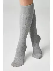 Гольфы женские хлопковые classic 010 серый, , 36-39 (23-25), CONTE ELEGANT, - 2