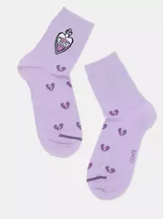 Носки женские happy 606 сиреневый, , 36-39 (23-25), CONTE ELEGANT, - 6