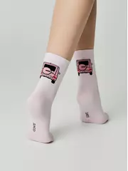 Носки женские happy 604 светло-розовый, , 36-39 (23-25), CONTE ELEGANT, - 2