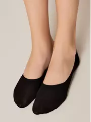 Женские хлопковые подследники conte classic 000 черный, , 36-38 (23-25), CONTE ELEGANT, - 1