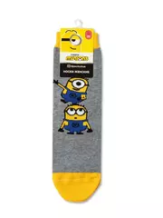 Носки женские minions (средней длины) 309 серый меланж, , 36-37 (23), БРЕСТСКИЕ, - 3