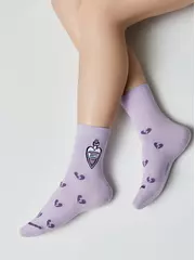 Носки женские happy 606 сиреневый, , 36-39 (23-25), CONTE ELEGANT, - 2