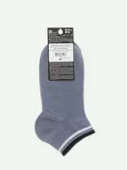 Короткие мужские носки esli basic 157 темно-серый, , 43-45 (27-29), ESLI, - 4