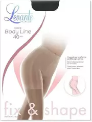 Колготки женские levante body line 40 nero, , 3, LEVANTE, - 1