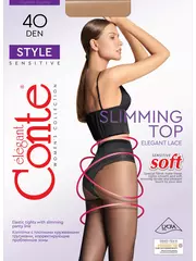 Колготки женские conte style 40 nero, , 3, CONTE ELEGANT, - 1