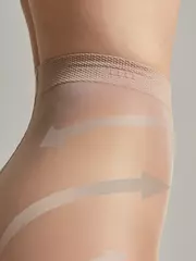 Колготки женские с утягивающими шортиками conte control 20 natural, , 3, CONTE ELEGANT, - 4