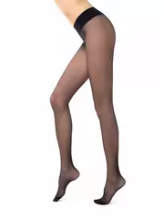 Колготки женские esli viva 20 nero (с заниженной талией), , 2, ESLI, - 4