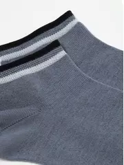 Короткие мужские носки esli basic 157 темно-серый, , 43-45 (27-29), ESLI, - 2