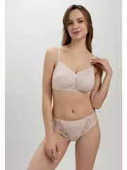 Бюстгальтер без каркасов с мягкой чашкой aura rb7170 серебристый пион, , 100E, CONTE ELEGANT, - 1