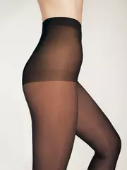Тонкие прозрачные колготки modo 20 nero, , 2, ESLI, - 1