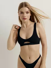 Бюстье женское conte print dots lbe 2541 black, , 170-84/XS, CONTE ELEGANT, - 3