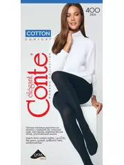 Колготки женские conte cotton 400 den, , 2, CONTE ELEGANT, - 1
