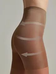 Колготки с утягивающими шортиками conte control 20 mocca, , 2, CONTE ELEGANT, - 3
