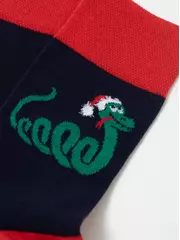 Мужские новогодние носки diwari new year 210 темно-синий, , 42-45 (27-29), DIWARI, - 5