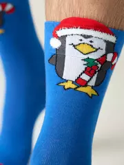 Носки мужские diwari new year 631 синий, , 42-45 (27-29), DIWARI, - 4