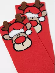 Носки женские новогодние conte new year 629 красный, , 36-39 (23-25), CONTE ELEGANT, - 5