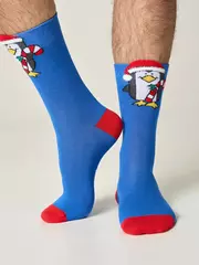 Носки мужские diwari new year 631 синий, , 42-45 (27-29), DIWARI, - 3