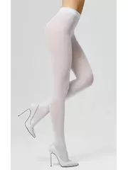 Колготки без шортиков omsa velour 70 bianco, , 2, OMSA, - 1