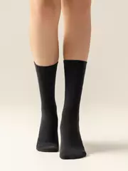 Носки хлопковые (удлиненные) active 620 черный, , 36-38 (23-25), CONTE ELEGANT, - 3