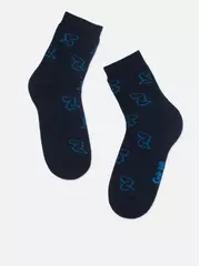 Носки детские махровые conte-kids sof-tiki 766 темно-синий, , 22, CONTE-KIDS, - 5