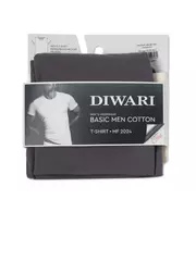 Футболка мужская diwari basic men mf 2024 dark grey, , 170,176-108/XXL, DIWARI, - 4