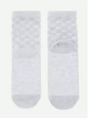 Женские махровые носки conte comfort с объемными рисунками 550 светло-серый, , 38-39 (25), CONTE ELEGANT, - 5