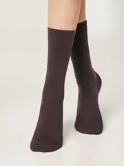 Удлиненные женские носки active 620 шоколадный, , 36-38 (23-25), CONTE ELEGANT, - 2