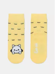 Махровые носки для малышей sof-tiki 525 желтый, , 14, CONTE-KIDS, - 5