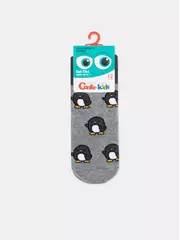 Махровые носки с отворотом (антискользящие) sof-tiki 537 серый, , 12, CONTE-KIDS, - 6