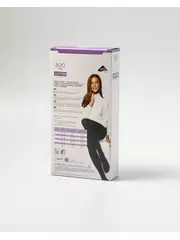 Колготки женские conte cotton 300 nero, , 4, CONTE ELEGANT, - 5