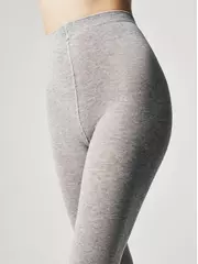 Хлопковые колготки esli estera 300 den grey, , 4, ESLI, - 3