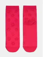 Теплые женские махровые носки из хлопка конте comfort 548 малиновый, , 36-38 (23-25), CONTE ELEGANT, - 4