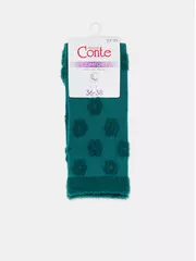Женские махровые носки из хлопка conte comfort 548 темно-бирюзовый, , 36-38 (23-25), CONTE ELEGANT, - 6