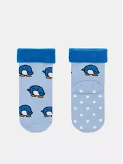 Антискользящие махровые носки sof-tiki 537 голубой, , 12, CONTE-KIDS, - 4