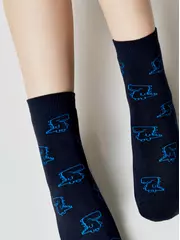 Носки детские махровые conte-kids sof-tiki 766 темно-синий, , 22, CONTE-KIDS, - 3