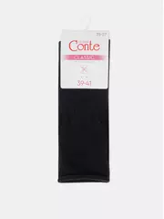 Женские ажурные носки (без резинки) classic 628 черный, , 36-38 (23-25), CONTE ELEGANT, - 6