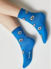 Детские носки (махровая стопа) sof-tiki 767 синий, , 18, CONTE-KIDS, - 2