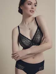 Женский бюстгальтер на косточках conte autograph rb6177 черный, , 80D, CONTE ELEGANT, - 1