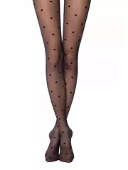 Колготки женские в горошек conte desire marino, , 2, CONTE ELEGANT, - 5