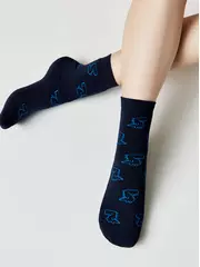 Носки детские махровые conte-kids sof-tiki 766 темно-синий, , 22, CONTE-KIDS, - 4