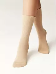 Носки женские удлиненные active 620 бежевый, , 36-38 (23-25), CONTE ELEGANT, - 1