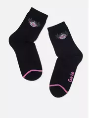 Детские носки с махровой стопой софтики 523 черный, , 22, CONTE-KIDS, - 2