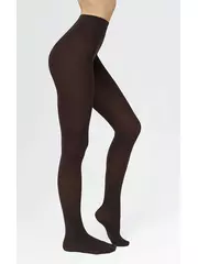 Теплые колготки из хлопка minimi cotone 70 moka, , 5, MINIMI, - 1