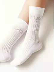 Носки женские (удлиненные) conte active 624 белый, , 39-41 (25-27), CONTE ELEGANT, - 2