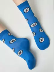 Детские носки (махровая стопа) sof-tiki 767 синий, , 18, CONTE-KIDS, - 1