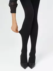 Теплые колготки minimi siberia 300 den (хлопок с флисом) nero, , 3, MINIMI, - 4