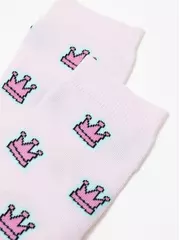 Теплые носки для девочек с махровой стопой sof-tiki 763 светло-розовый, , 16, CONTE-KIDS, - 4