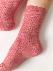 Носки женские (удлиненные) esli 625 красный, , 36-39 (23-25), ESLI, - 2