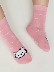 Махровые носки для малышей sof-tiki 525 светло-розовый, , 14, CONTE-KIDS, - 3