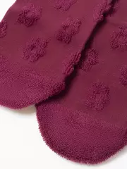 Махровые женские носки из хлопка с объемными рисунками conte comfort 548 лиловый, , 36-38 (23-25), CONTE ELEGANT, - 5